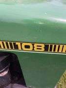 John Deere 108 Gear Shift Lawn Tractor w/ 30” Deck- see video