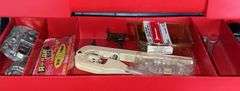 Stack-On 9”x19”x9” Toolbox + Contents & Amash Socket Wrench Set