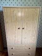 Wooden Wardrobe (55”T,30”L,15.5”D)