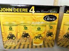 John Deere Glass Tumblers- Set of Eight