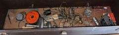 Kennedy 32”x10”x9” Tool Box w/ Tool Shelf & Contents