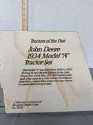 ERTL 1934 John Deere Model “A“ Tractor Set- 1/16th and 1/43rd Scale