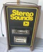 Stereo Sounds John Deere Radio/8-Track Player- works! (21” tall, 12” wide & 10” deep)