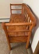 4’ Wooden Storage Bench (31”T,4’L,16”D)