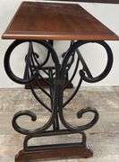 24" x 24"x 14" End Table & 28” x 15” x 14” Shelf Unit
