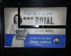 Royal Portable Typewriter