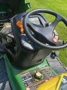 2006 John Deere X300 Lawn Tractor- 668 hours w/ Edge 42” Deck + Bagger System- runs/see video