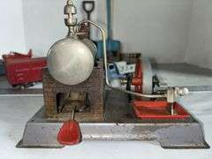 1950’s Press Steel Truck, American Flyer 629 Cattle Car, Press Steel Toy Shovel & Other Toys