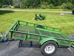 Steel 76”x113” Trailer w/ Hand Winch (Bed is 111” x 62”)