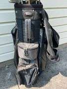 Tour Technology Golf Bag Full of Various Makers Golf Clubs - See Pics