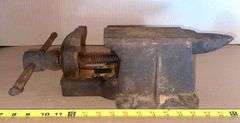 Antique Bench Anvil & 3” Vise Combo