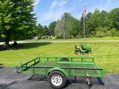 Steel 76”x113” Trailer w/ Hand Winch (Bed is 111” x 62”)