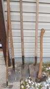 Shovels, Weeding Tool and Axe