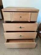 MCM Mengel Blonde Four Drawer Dresser (42.5”T,33”L,18”D)