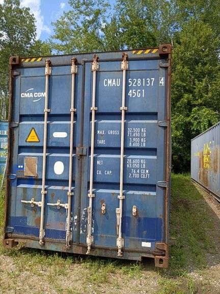 8’x40’ High Cube 9' 6" tall Shipping Container