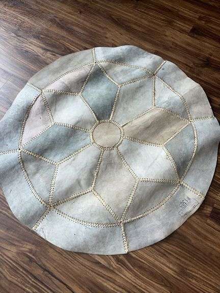 Cowhide 43” Round Rug- made in Argentina