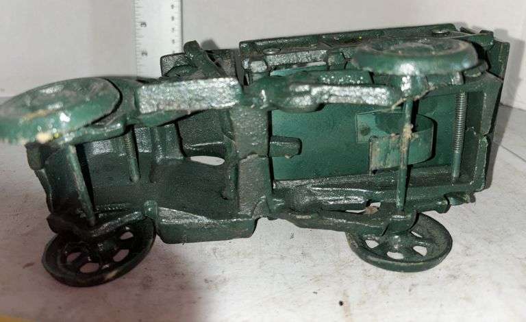 McCormick Deering Cast Iron Tractor & Cast Iron Dump Truck