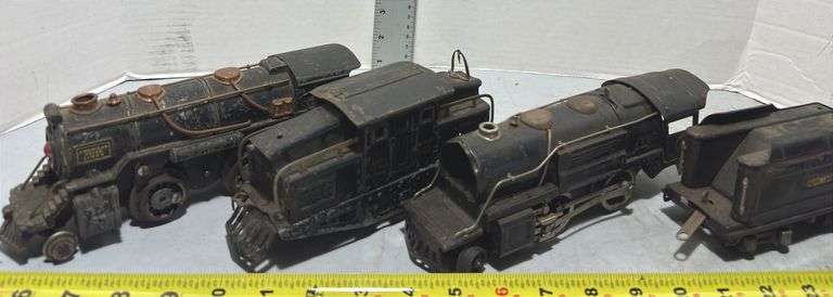 American Flyer O Gauge Locomotives & Lionel Tin Plated Locomotive w/ Tender