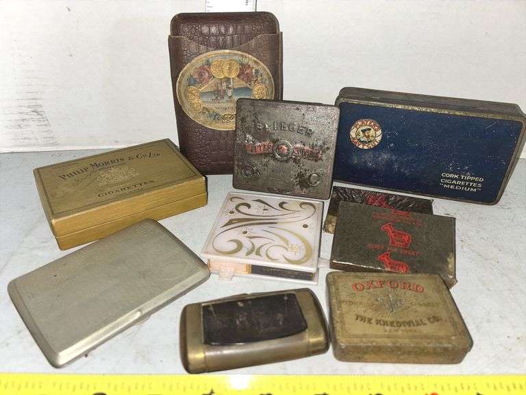 Cigar/Cigarette Holder, Matchbox Container & Other Tobacco Items