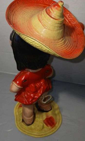 1940's Mexican Spinning Hat Doll, 1940's Irwin  Windup Roller Skating Doll & More