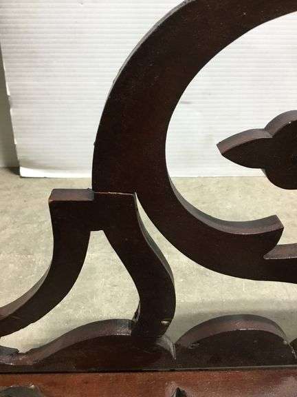 Antique Art Nouveau Corner Wall Shelf