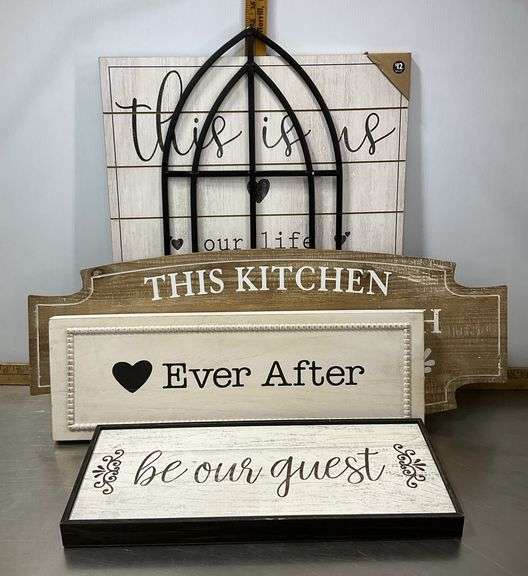 5 Wall Art Signs & Decor