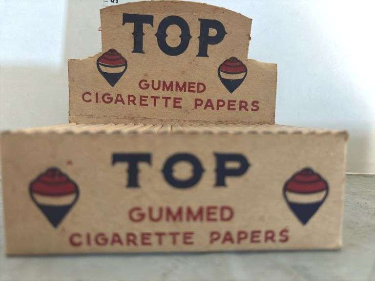 TOP Gummed Cigarette Rolling Papers (Full Box - 23 Booklets)