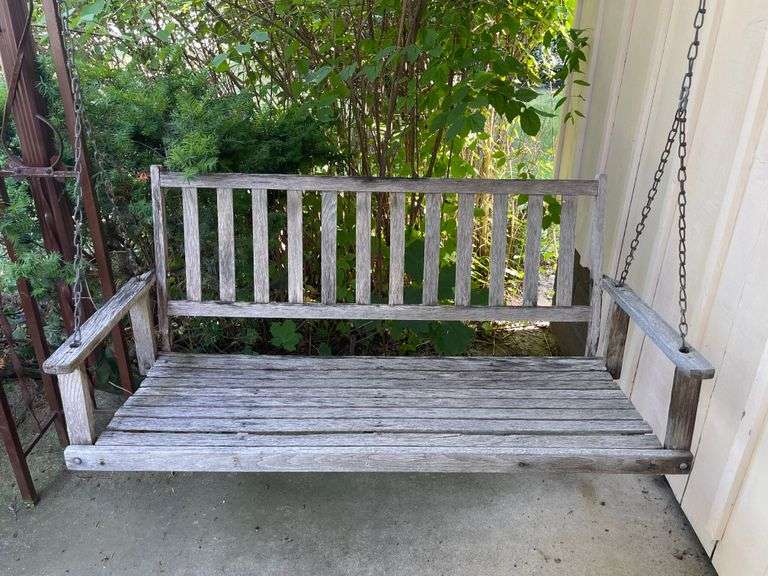 Wood Porch Swing- chains included