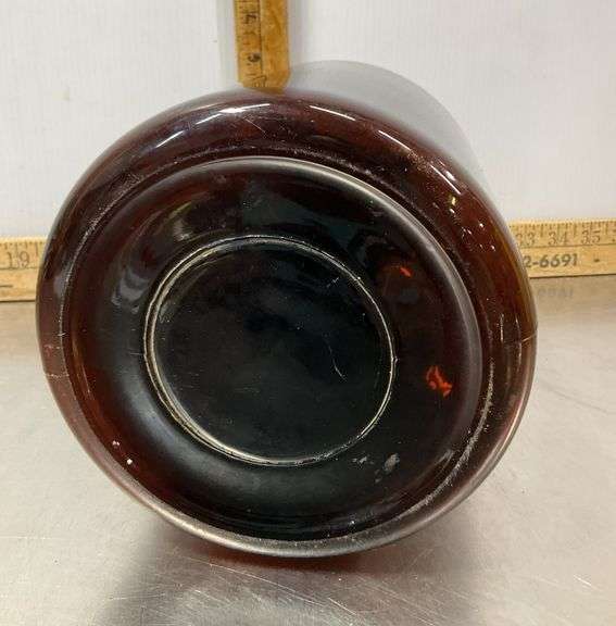 Brown Glass One Gallon Jug