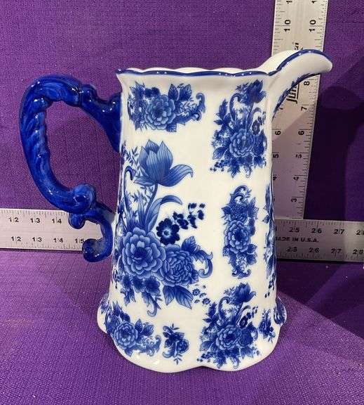 The French Colonial Collection “Blue & White Porcelain Pitcher”