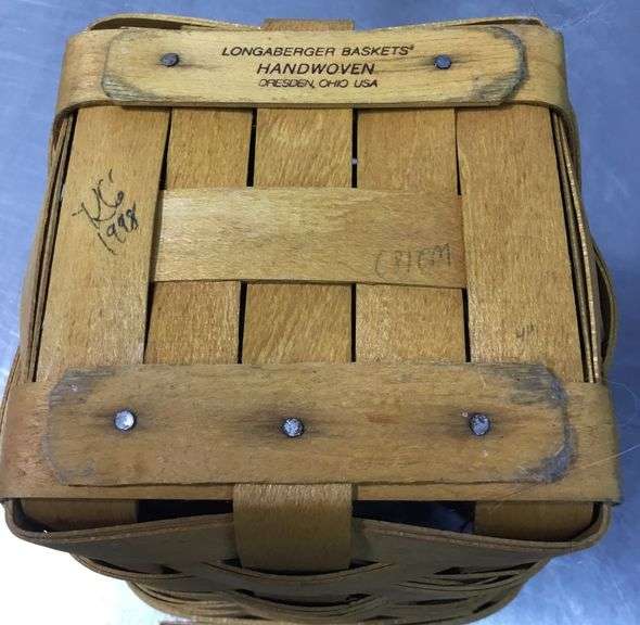 Longaberger Basket With Insert
