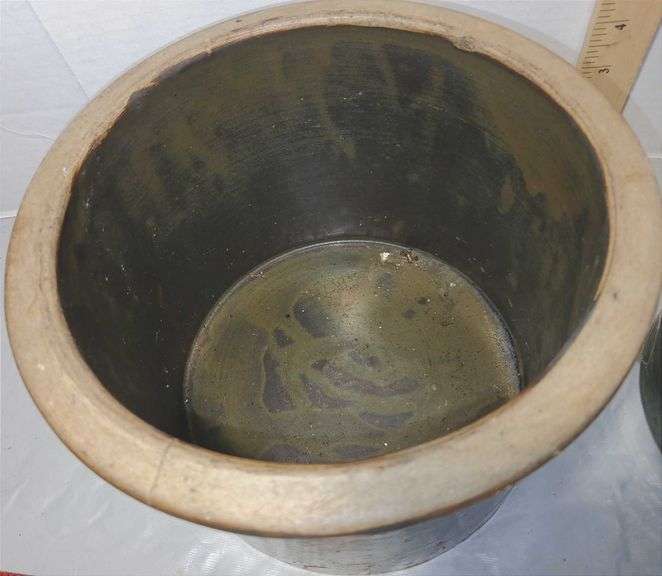 Two Stoneware Crocks