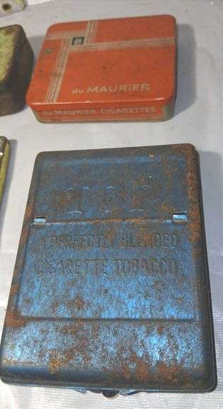 Vintage Tobacco, Tobacco Tins and Cigarette Roller