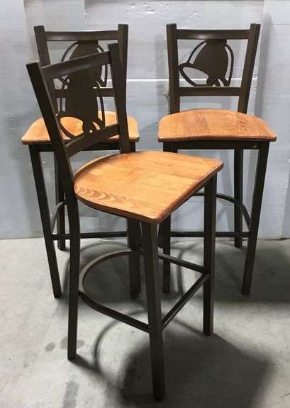 (3) Taco Bell Bar Stools