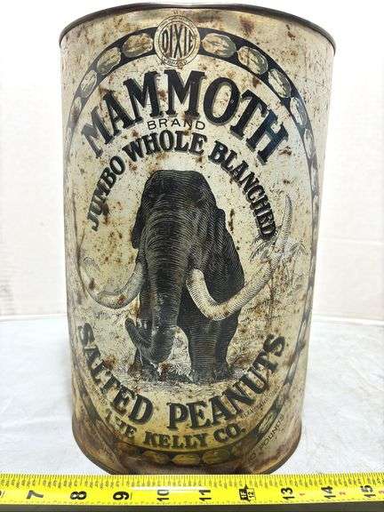Mammoth Salted Peanuts Tin w/ Lid