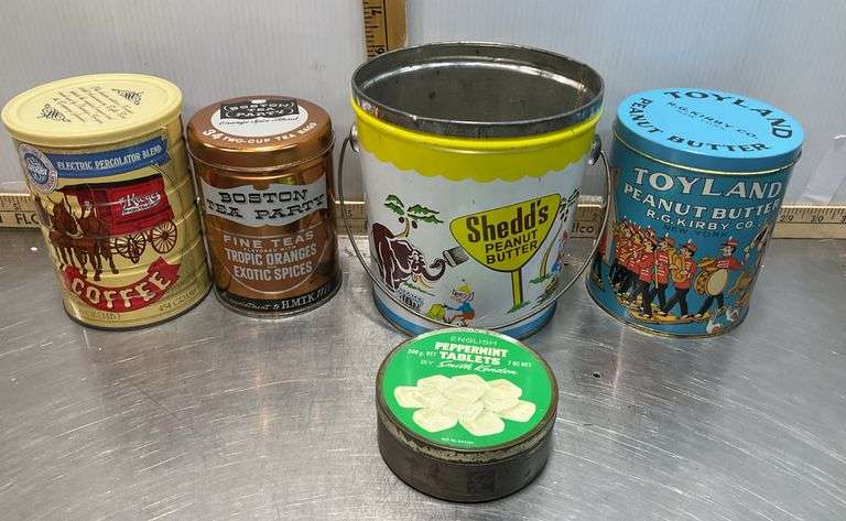 Vintage Tins & Chocolate Box