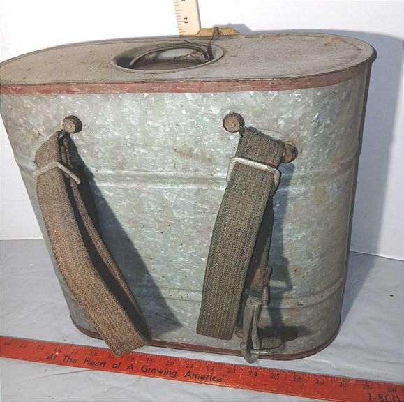 Galvanized Standard Knapsack by the Standard Stamping Co in Marysville Ohio