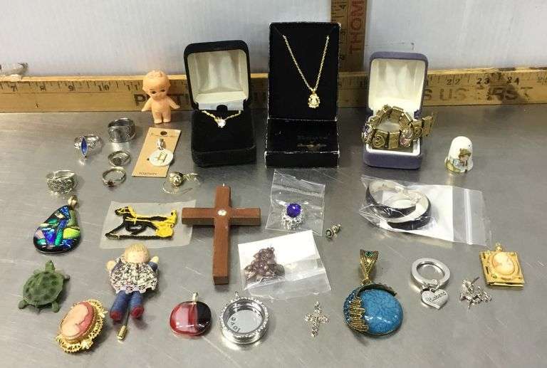 Necklaces, Pendants, Rings, Pins, Earrings, Bracelet and More