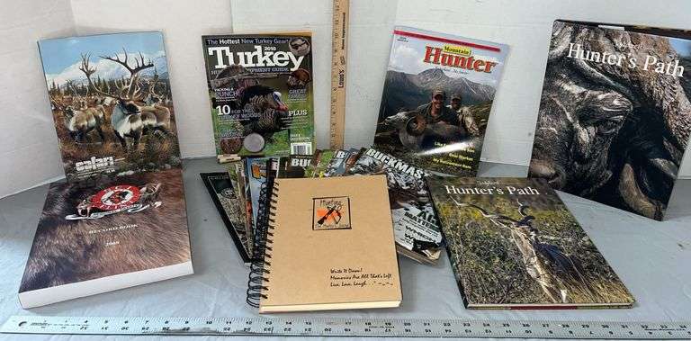 Blank Hunters Journal, Jagdzeit Hunter's Path Books & Various Hunting Magazines