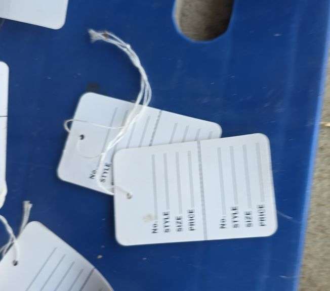 Nylon Rachet Straps and Bin with Tags