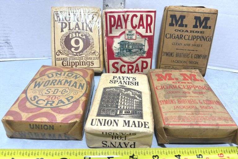M.M. Coarse Cigar Clippings, Pay Car Scrap & Other Varieties of Cigar Clippings