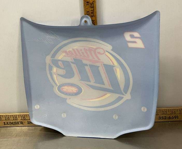 Miller Lite Plastic Race Car Hood