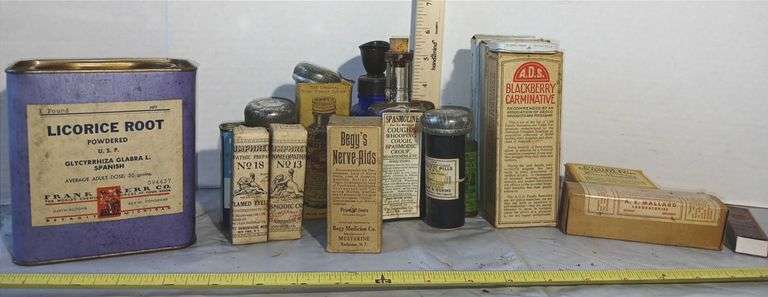 Licorice Root Powder, Blackberry Carminatives & Other Medicinal Products