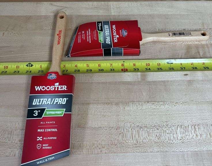 Woostet Ultra/Pro 3” Extra Firm Angled Paint Brushes(New)