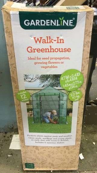 Garden Line Walk In Green House NIB