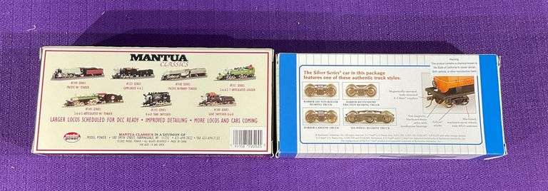 Mantua 720525 HO Scale Baltimore & Ohio Old Time 1890 Combine Car #36 & Bachmann HO Scale Wood 4-Whe