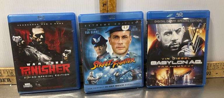DVDs & 3 Blue Ray