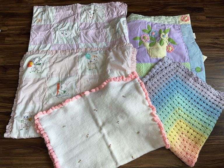 Collection of Handmade Baby Blankets