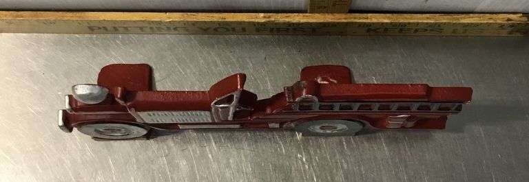 Cast Iron Standing Firetruck