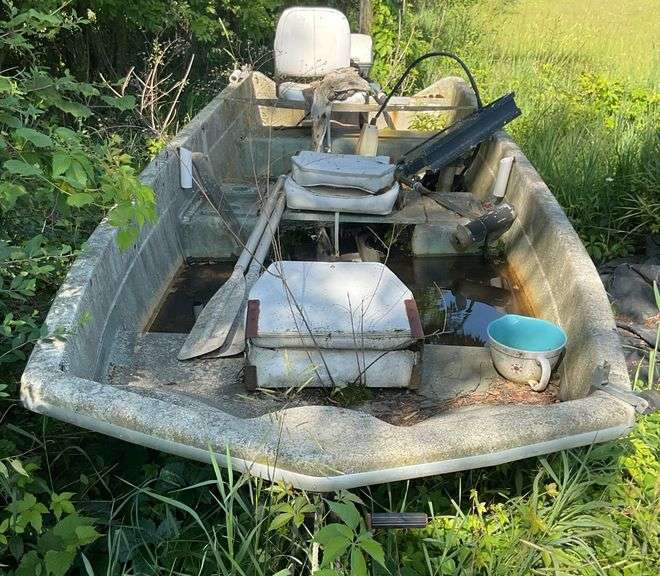 Game Fisher 14 Tri-Hull Fiberglass Boat & Trailer Project